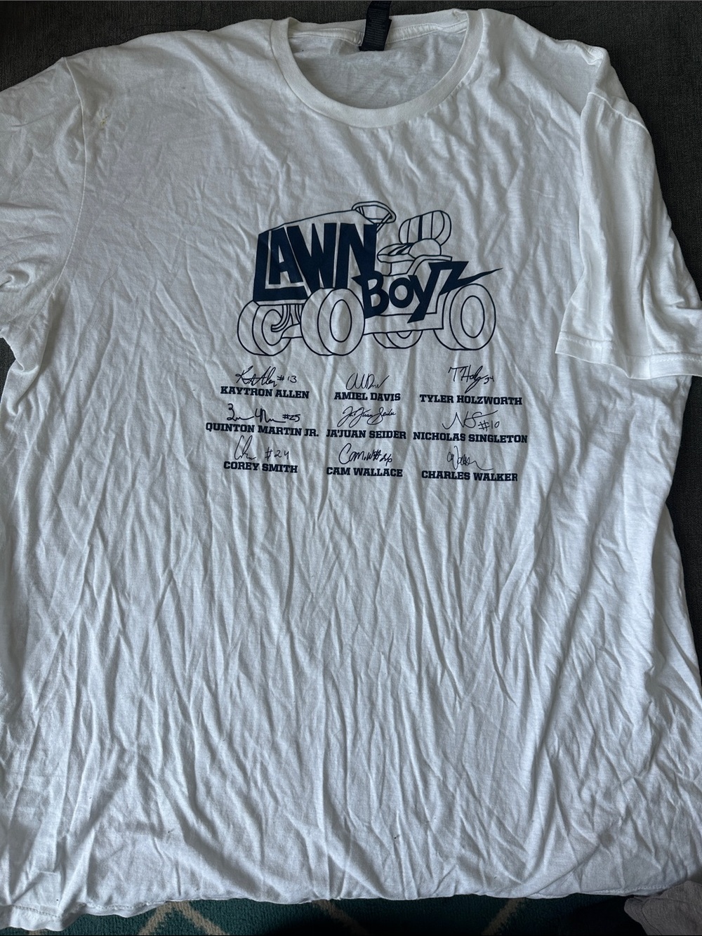 Lawn Boyz Graphic Tee - White